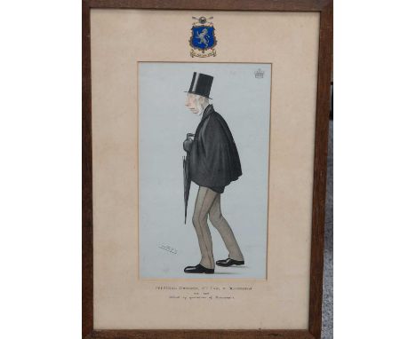 VANITY FAIR SPY PRINT FREDERICK PONSONBY 6TH EARL OF BESSBOROUGH (1815-1895) Print31cm x 18cm