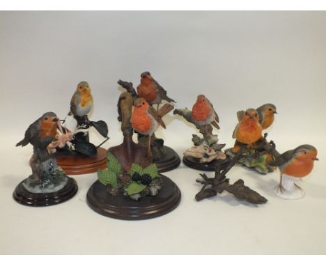 A COLLECTION OF BIRD FIGURES TO INCLUDE GOEBEL EXAMPLES