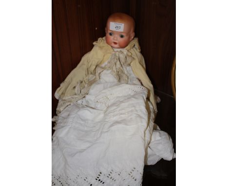 A VINTAGE ARMAND MARSEILLE PORCELAIN HEADED DOLL