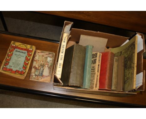 A BOX OF VINTAGE COOKERY BOOKS TO INCLUDE MRS BEETONS, THE PYTCHLEY COOKERY BOOK ETC