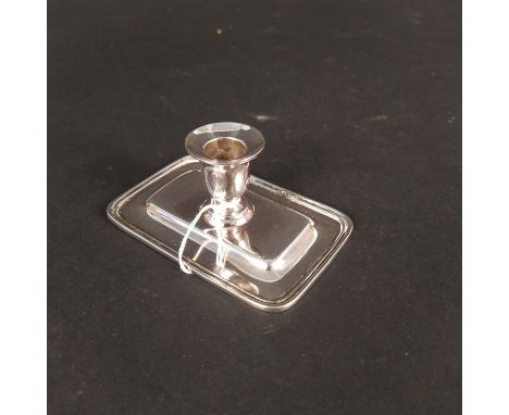 A Victorian silver travelling candlestick, hallmarked Sheffield 1848, Henry Wilkinson &amp; Co