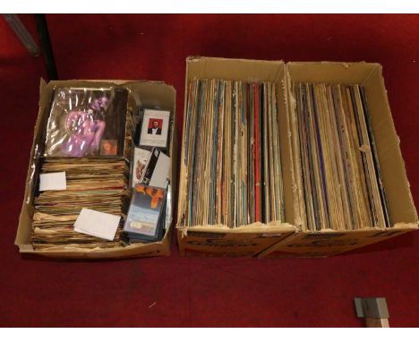 A collection of vintage LPs, mainly classical, together with various cassettes (3 boxes)