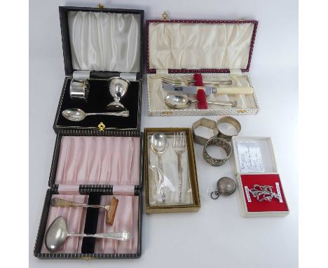 A George V silver sovereign case, having engine turned decoration and vacant cartouche, maker Rolason Brothers, Birmingham 19