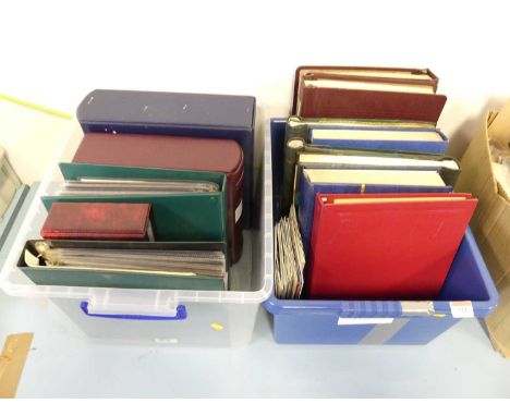 Great Britain, a collection of Elizabeth II mint stamps, many in blocks of four and eight, housed in a clear view album; toge