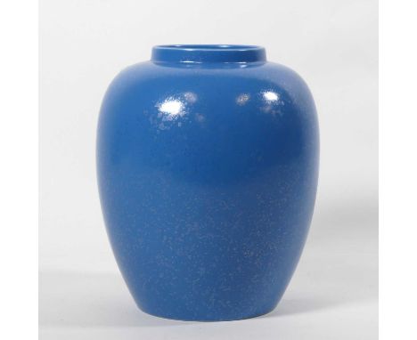 A Poole Pottery Calypso lustre vase, of high-shouldered form, bearing printed mark to the underside. h.22cm 