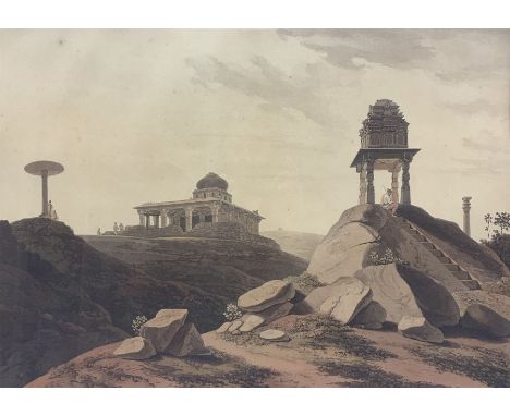 By and after Thomas Daniell R A (British 1749-1840) and William Daniell (British 1769-1837): 'View Near Bangalore' close to t