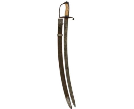 A GEORGIAN INFANTRY OFFICER'S SABRE, 76cm blade engraved with scrolls, crowned GR cypher, stand of arms and Gills Warranted, 