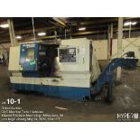 Daewoo Puma 12-S CNC lathe S/N PS100877, 12 position tool turret, three jaw 12" diameter chuck with