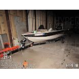 2003 17' Crestliner model: 1750FH aluminum fishing boat, with a Johnson 90-HP Engine, Lowrance X5I f