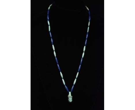 New Kingdom, 18th Dynasty, Ca.1353-1336 BCA beautiful Ancient Egyptian restrung necklace from the Amarna period consisting of