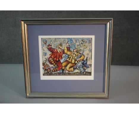 Michael Kachan (1964-) A framed and glazed colour serio lithograph, titled 'Eiffel Song', signed in plate, certificate of aut