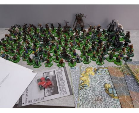 The Lord of the rings Tradeable miniatures wargame by sabertooth games includes a large Quantity of different characters rule