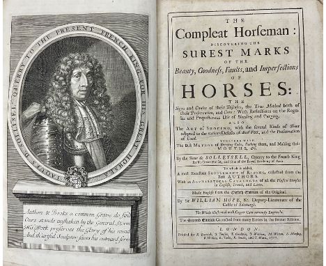 Solleysel (Jacques, Sieur de) Hope, Sir William, trans: 'The Compleat Horseman: Discovering the Surest Marks of the Beauty, G