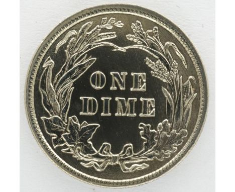 1910 USA silver dime in nEF grade. P&amp;P Group 0 (£5+VAT for the first lot and £1+VAT for subsequent lots) 