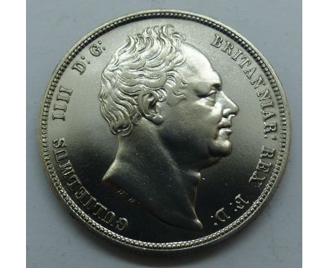 1836 silver half crown of William IV, high grade specimen. P&amp;P Group 0 (£5+VAT for the first lot and £1+VAT for subsequen