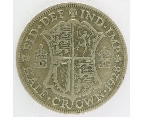 1928 silver half crown of George V. P&amp;P Group 0 (£5+VAT for the first lot and £1+VAT for subsequent lots) 