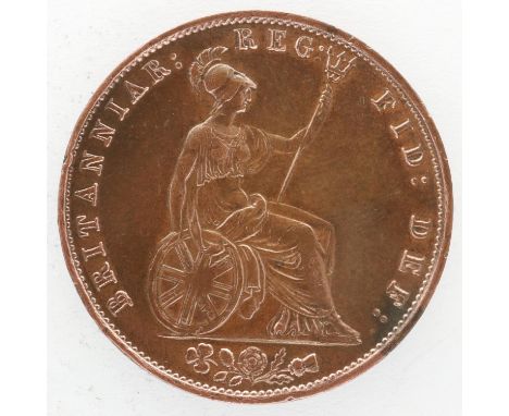 1855 copper halfpenny of Queen Victoria. P&amp;P Group 0 (£5+VAT for the first lot and £1+VAT for subsequent lots) 
