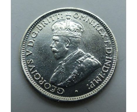 1921 silver Australian sixpence of George V, colonial. P&amp;P Group 0 (£5+VAT for the first lot and £1+VAT for subsequent lo