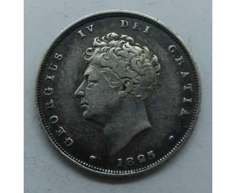1825 silver shilling of George IV. P&amp;P Group 0 (£5+VAT for the first lot and £1+VAT for subsequent lots) 