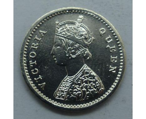 1862 silver two Annas, Colonial India and Queen Victoria. P&amp;P Group 0 (£5+VAT for the first lot and £1+VAT for subsequent
