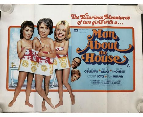 A Man About The House film poster, 75.5x99.5cm 