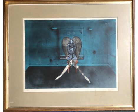 Paul Wunderlich (1927-2010), 'No Angel', lithograph, signed and numbered 34/75, 53x67.5cm 