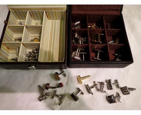 Good selection of mixed cufflinks. UK P&amp;P Group 1 (£16+VAT for the first lot and £2+VAT for subsequent lots) 