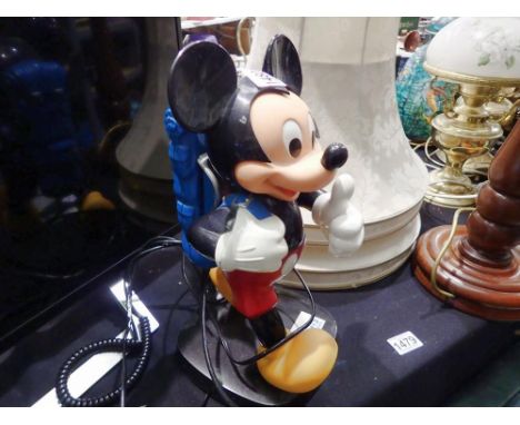 Mickey Mouse telephone. UK P&amp;P Group 2 (£20+VAT for the first lot and £4+VAT for subsequent lots) 