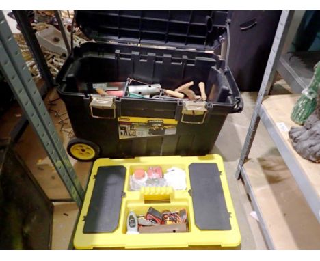 Stanley toolbox with contents. Not available for in-house P&amp;P 
