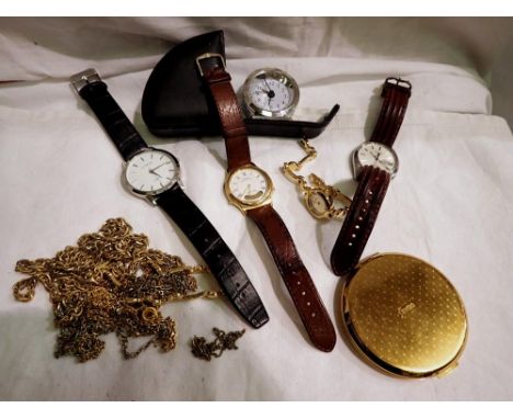 Mixed items to include Casio, Pulse, Citron wristwatches and costume jewellery. UK P&amp;P Group 1 (£16+VAT for the first lot