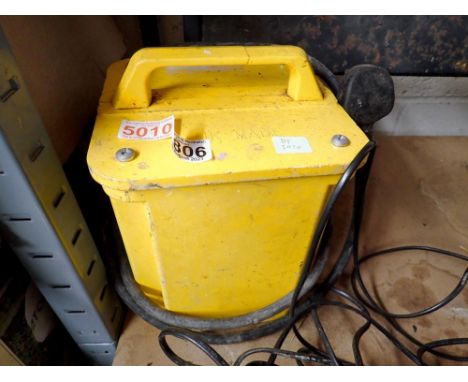 110v transformer. All electrical items in this lot have been PAT tested for safety and have passed. This does not confirm tha
