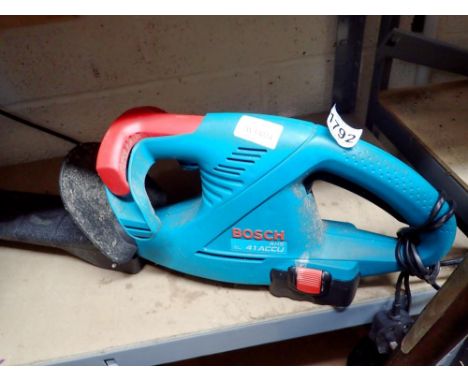 Bosch cordless hedge trimmer. All electrical items in this lot have been PAT tested for safety and have passed. This does not