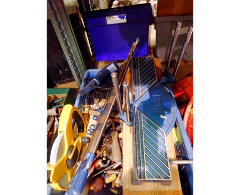 Box of mixed hand tools to include electrical tools. Not available for in-house P&amp;P 