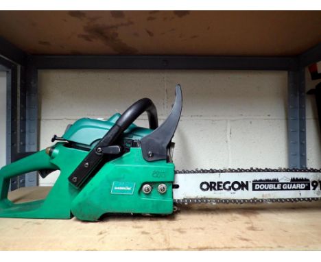 Garden line chainsaw. Not available for in-house P&amp;P 