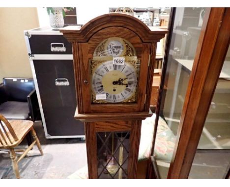 Fenclocks granddaughter clock, H: 160 cm. Not available for in-house P&amp;P 