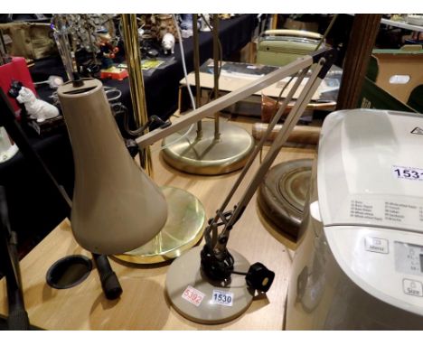 Vintage anglepoise lamp. All electrical items in this lot have been PAT tested for safety and have passed. This does not conf