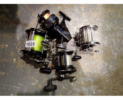 Penn 535, Penn Senator, Tatler Sea reel and a Shakespeare R009-020. UK P&amp;P Group 3 (£30+VAT for the first lot and £8+VAT 