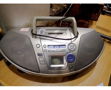 Panasonic radio/CD/tape player. Not available for in-house P&amp;P 