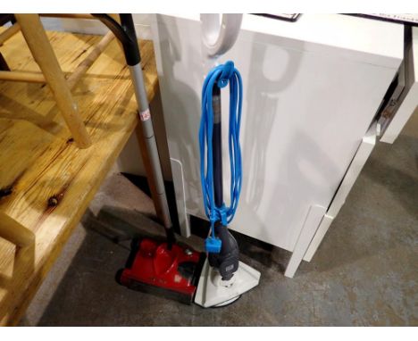 G Tech floor sweeper and a Vax steam mop. All electrical items in this lot have been PAT tested for safety and have passed. T