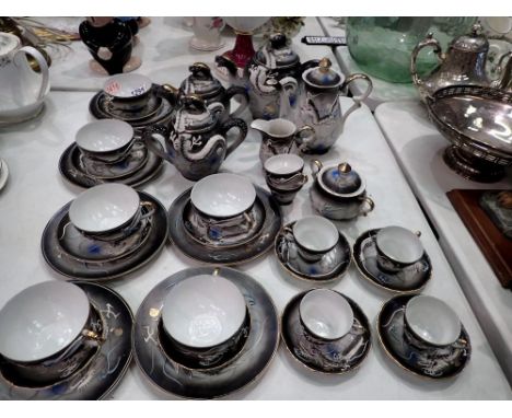 Oriental tea service. Not available for in-house P&amp;P 