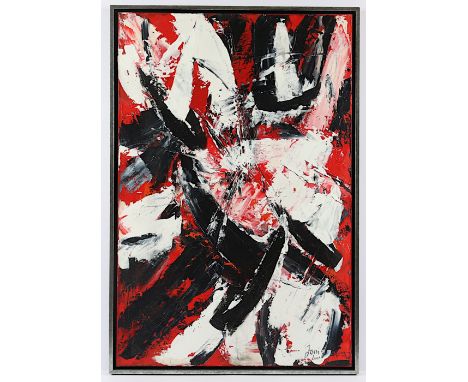   JANI, "Feuerwerk", Öl/Lwd., 87 x 60, unten rechts signiert und datiert 2007, verso bez., R.          