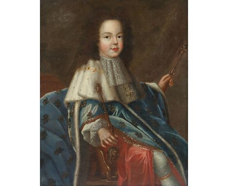   PORTRAITMALER UM 1715, "Louis XV. als Kind", Öl/Lwd., 79 x 63, doubliert, rest., R.          