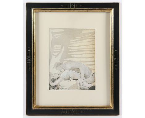   GÖRG, Jürgen, "Erotica", Original-Farblithografie, 32 x 24, nummeriert 158/220, handsigniert und datiert '96, betitelt, R. 