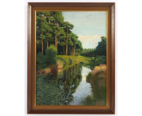 BRANDT, T., "Märkische Landschaft", Öl/Lwd., 58 x 44, doubliert, unten rechts signiert und "19" datiert, R.     