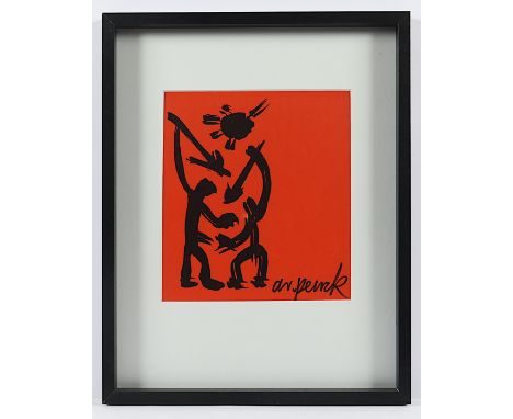  PENCK, A.R., "Prinzip", Farblithografie, 26 x 22, handsigniert, R.          