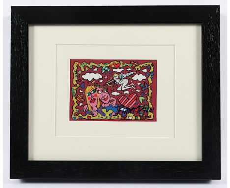   RIZZI, James, "Saint Valentines", Multiple (Kunstpostkarte, Farboffset), 10 x 15, signiert, R.          