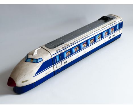 This is a large (approximately 50cm's) TIN TRAIN made in JAPAN by ICHIKO in the 1960's.