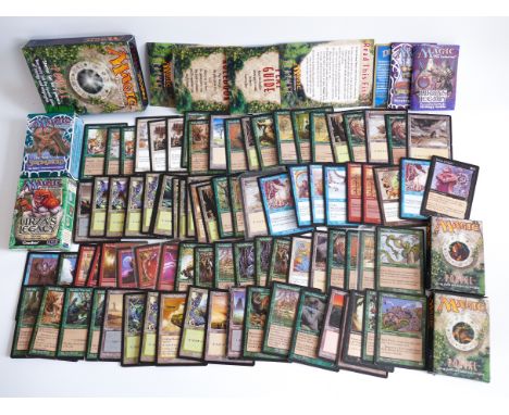 Lot of&nbsp;MAGIC THE GATHERING cards made by WIZARDS OF THE COAST. Mostly from the late 1990's. Includes empty boxes and pap