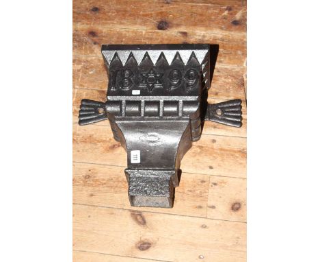 1899 cast iron synagogue hopper