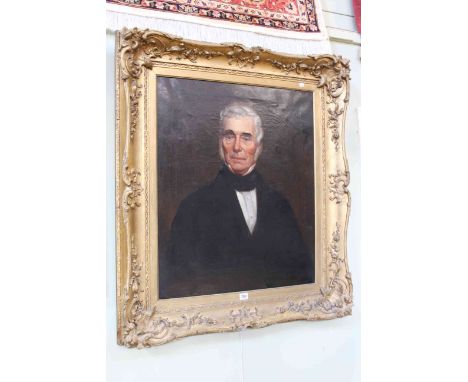 19th Century School, Portrait of a Gentleman, framed